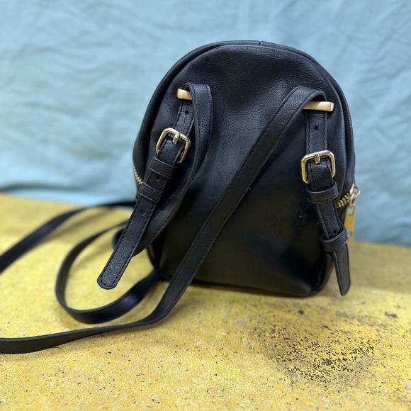 Mini backpack. Faux leather. - Picture 2 of 3